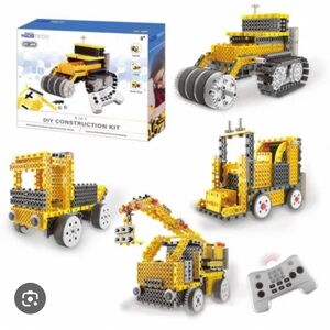 Vivitar KidsTech DIY 4-in-1 Construction Vehicle Kit   Sealed Packaging NIB